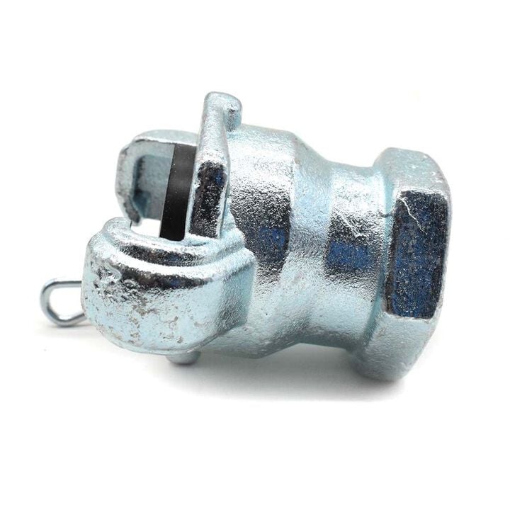 Interstate Pneumatics 3/4 Inch FNPT Cast Straight Through Jack Hammer Coupler, large image number 4