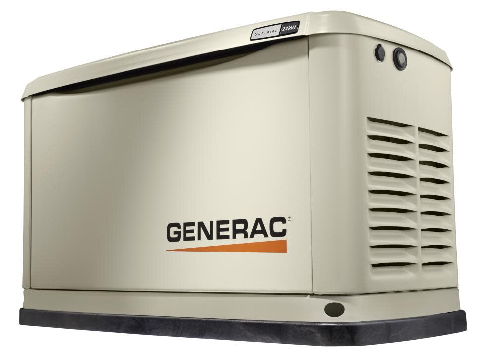 Generac Guardian Series 22, 000 Watt (22kw) Dual Fuel 50-State Air-Cooled Home Standby Generator – 7042