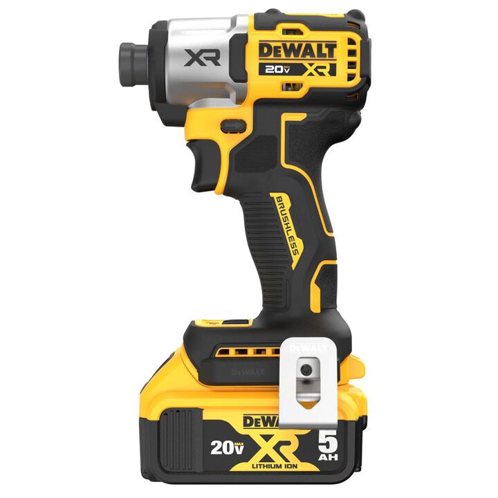 DEWALT 20V XR Impact Driver Kit & Elite Series 100pc Drill Driver Set, large image number 7