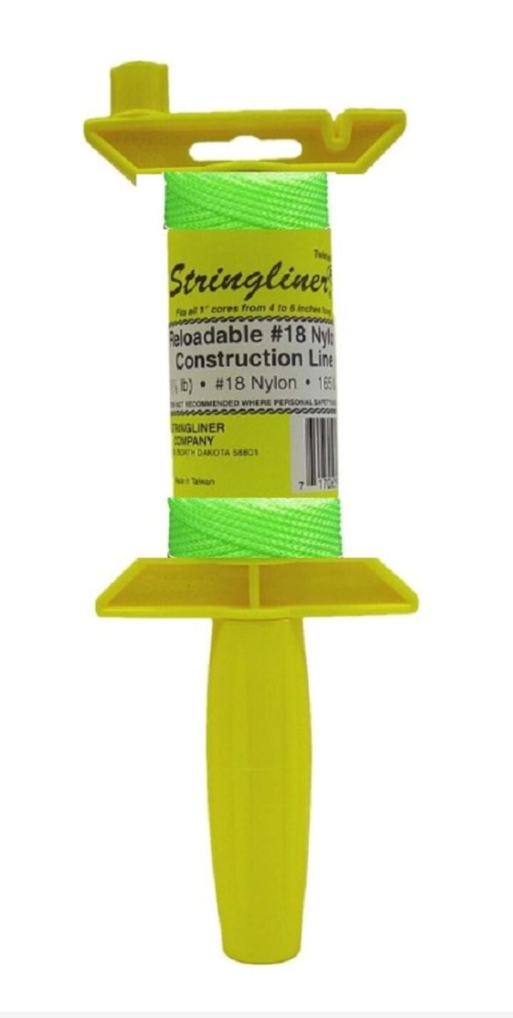 Stringliner Original Twisted Fluorescent Green 100 ft with Reel
