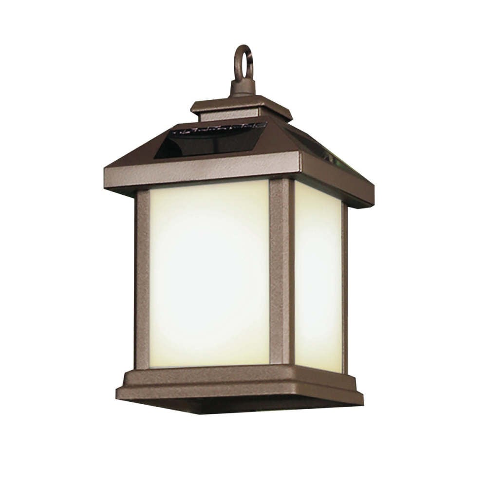 Feit Electric 4 Inch 20 Lumens Landscape LED Square Solar Lantern Bronze, large image number 1