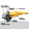 DEWALT 7-in and 9-in 5.3 HP Large Angle Grinder, small image number 3