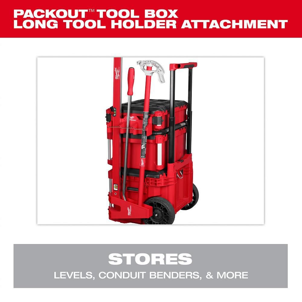 Milwaukee PACKOUT Tool Box Long Tool Holder Attachment, large image number 5