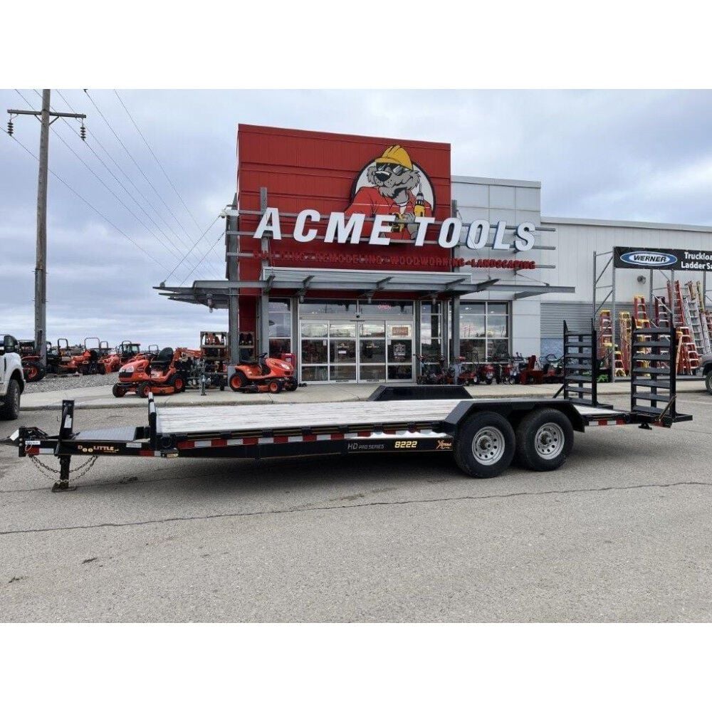 Doolittle Trailer Mfg XT8222A207 22ft Bed Length Tandem Axle Equipment Trailer