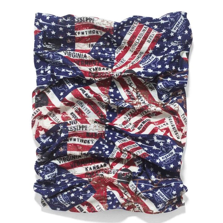 Ergodyne Chill-Its 6485 Stars and Stripes Face Guard Multi-Band