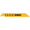 DEWALT 6-in 10/14 TPI Straight Back Bi-Metal Reciprocating Blade (5 pack), small