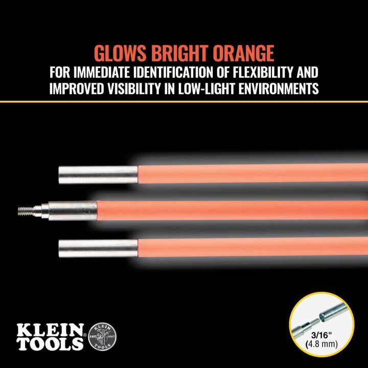 Klein Tools 15ft Lo Flex Glow Rod, large image number 2