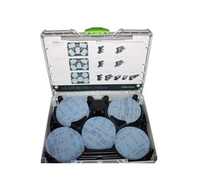 SYS3-STF D125 GR NET 5 Inch Granat Abrasive Sheet Set with Systainer