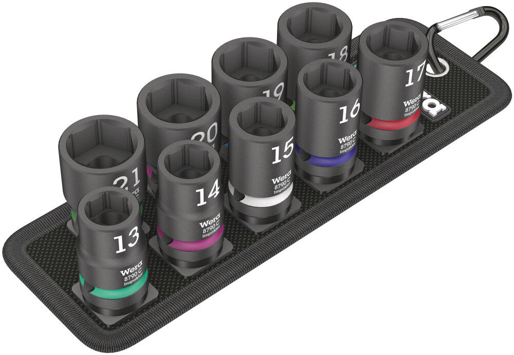 Wera Tools 1/2 in Drive Belt C Impaktor 1 Socket Set 10pc, large image number 1