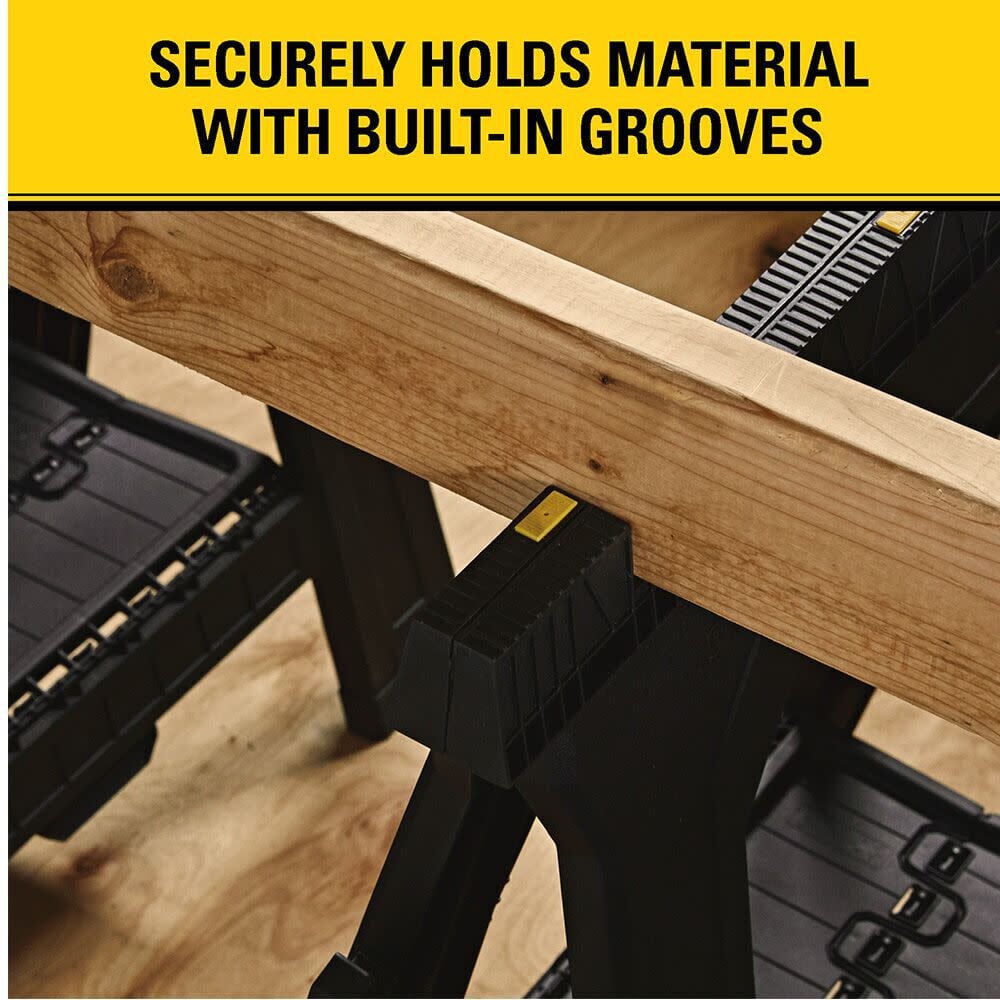 Stanley Folding Sawhorse Twin Pack, large image number 6