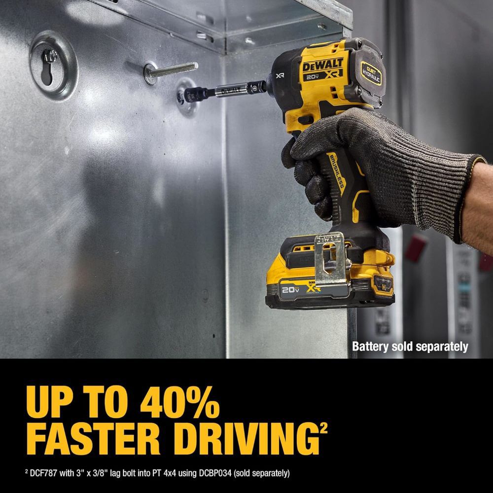 DEWALT 20V MAX 1/4 Inch Cordless Impact Driver & Compact Battery Bundle, large image number 10