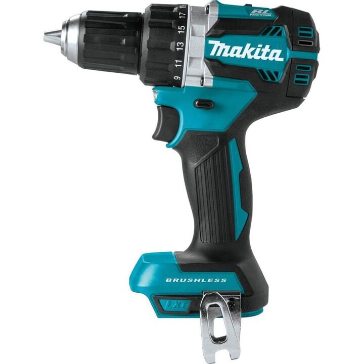 Makita 18 Volt LXT Lithium Ion Brushless Cordless 1/2 Inch Driver Drill (Tool Only) & Impact GOLD 14 Pc. Titanium Drill Bit Set Bundle, large image number 6