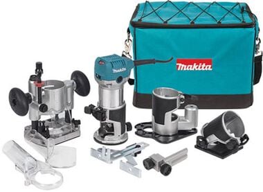 Makita 1-1/4 HP Compact Router Kit, large image number 0