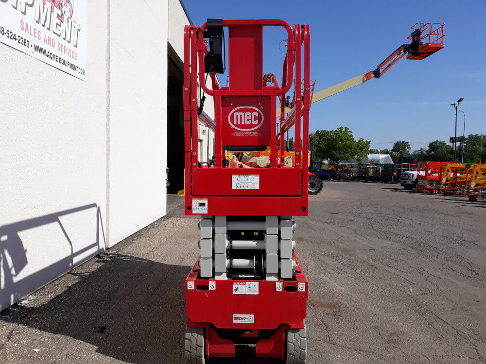 mec 26 Ft Electric Slim Scissor Lift 2632SE Acme Tools