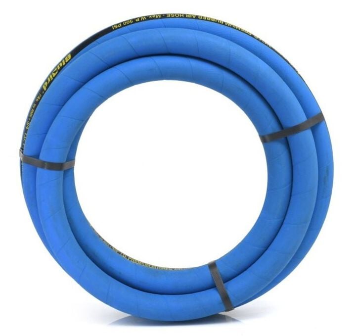BluBird Pro 1 Inch x 300 Ft. Rubber Air Hose Assembly