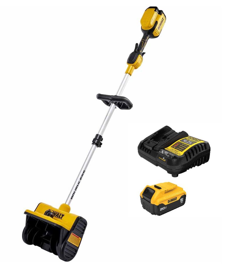 DEWALT Snow Shovel and 5Ah Battery Bundle, large image number 1