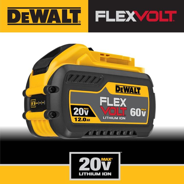 DEWALT FLEXVOLT 20V/60V 12Ah Lithium Ion Power Tool Battery Pack with Fuel Indicator, large image number 11