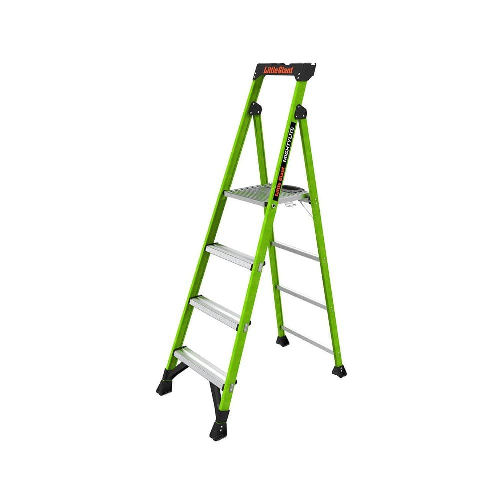 Little Giant Safety MightyLite 6 Ft ANSI Type IA 300 Lbs Fiberglass Stepladder - 15396-001