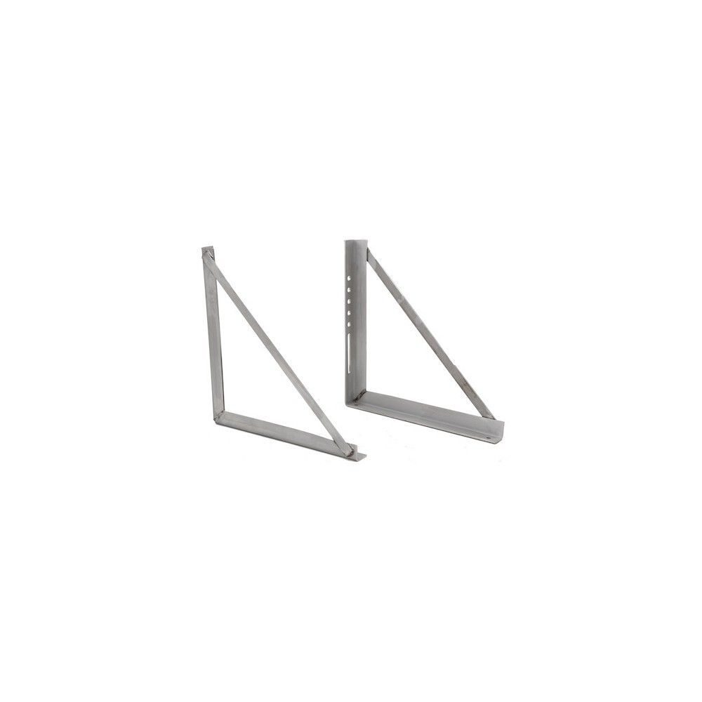 Buyers Products Company 18x18 Inch Welded Stainless Steel Mounting Brackets, large image number 2