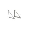 Buyers Products Company 18x18 Inch Welded Stainless Steel Mounting Brackets, small image number 2