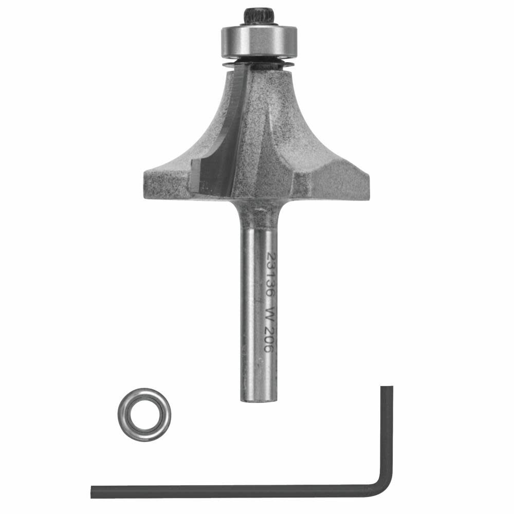 Bosch 5/8in x 15/16in Carbide Tipped Roundover / Beading Bit, large image number 1