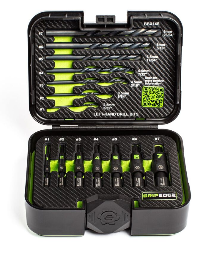 GripEdge Tools G-FORS Extractor Set 14 Pieces