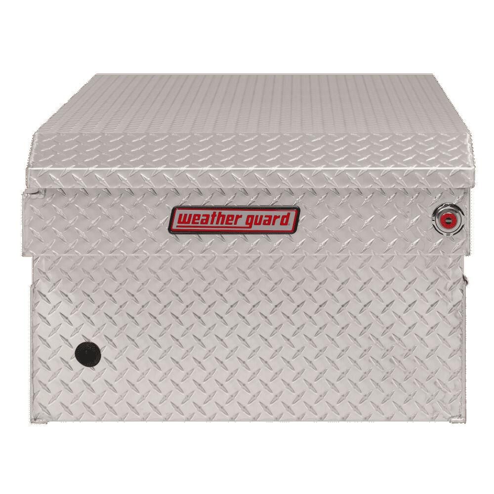 Weather Guard Saddle Truck Tool Box Aluminum Full Extra Wide Clear, large image number 4