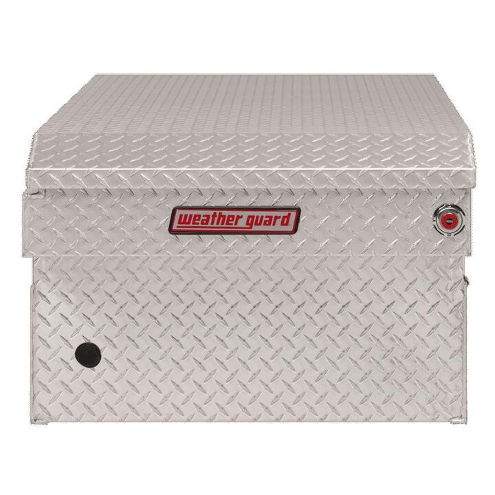 Weather Guard Saddle Truck Tool Box Aluminum Full Extra Wide Clear, large image number 3