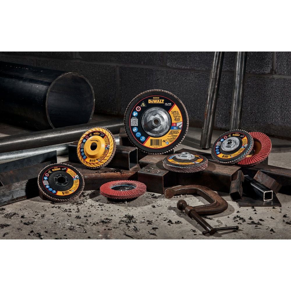 DEWALT 4 1/2in X 5/8in 11 SG80 T29 Ceramic Flap Disc, large image number 9