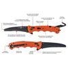 AL MAR Knives 3.5 Inch High-Visibility Rescue Assist Knife Orange, small image number 5
