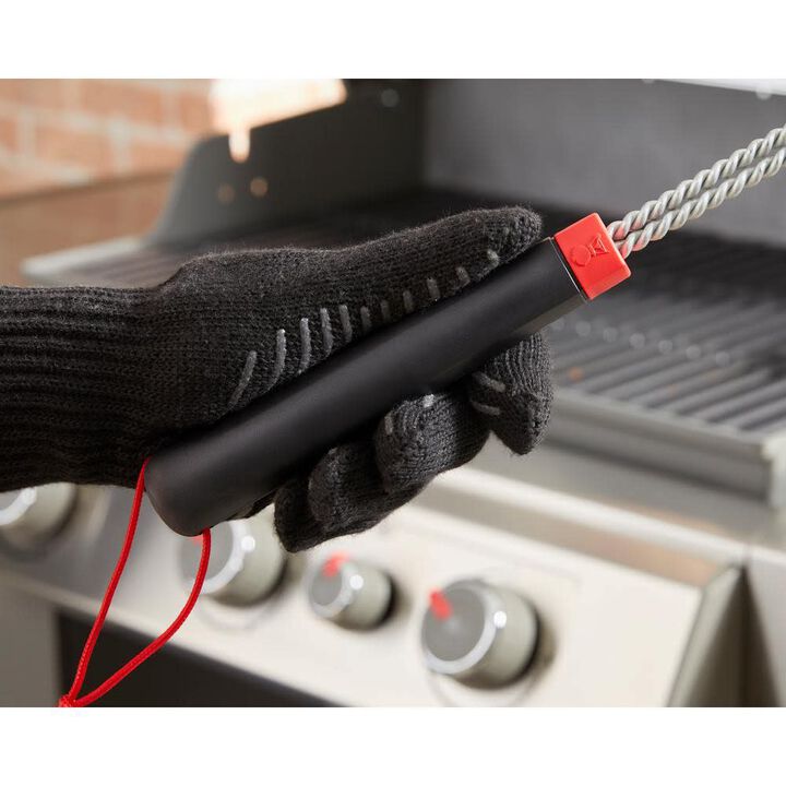 Weber 18in Non-Slip Handle Detail Grill Brush, large image number 6