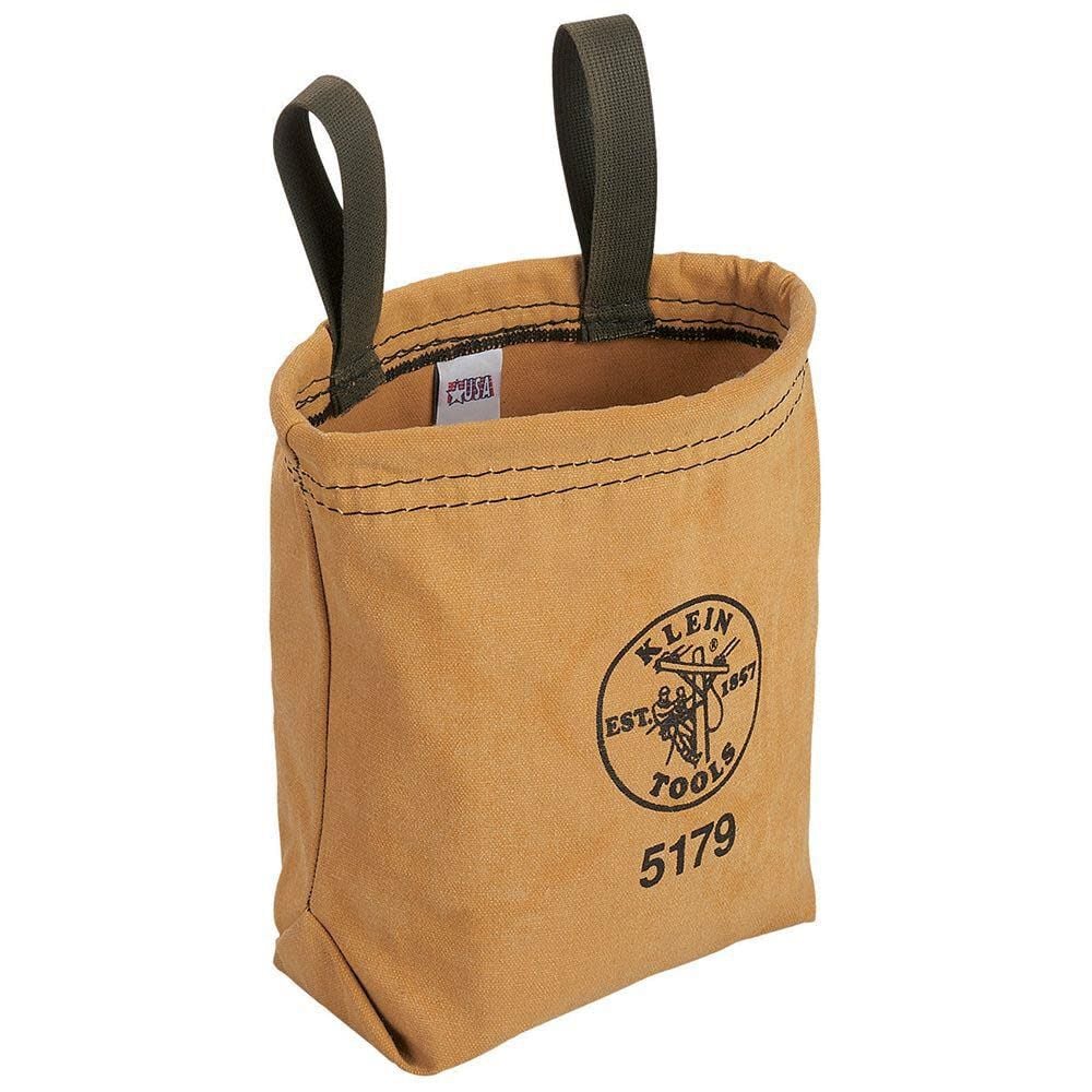 Klein Tools Water-Repellant Canvas Pouch w/Loop, large image number 1