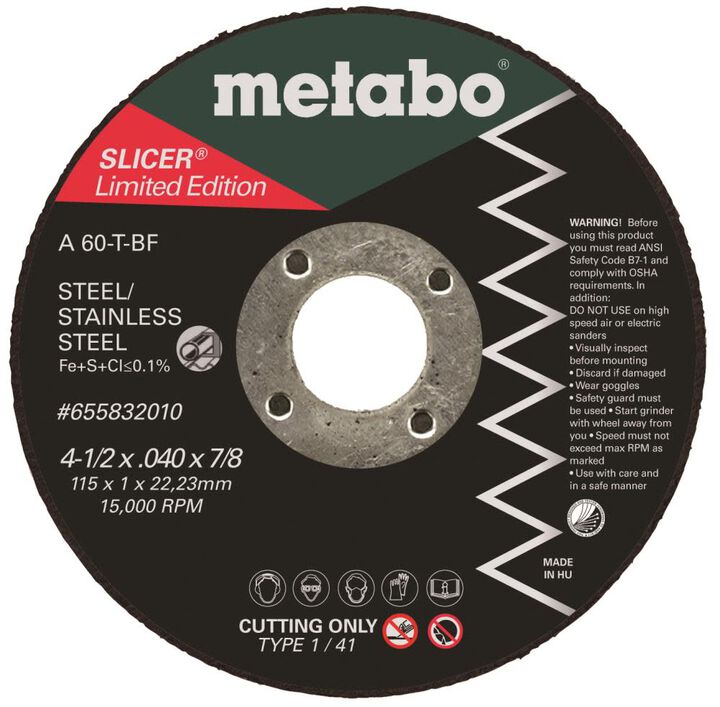 Metabo Slicer Wheels Promo Tin 10pk, large image number 2