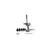 Power Planter 7 Inch x 28 Inch Steel Gallon Pot & Post Hole Auger with HD Tip, small image number 4