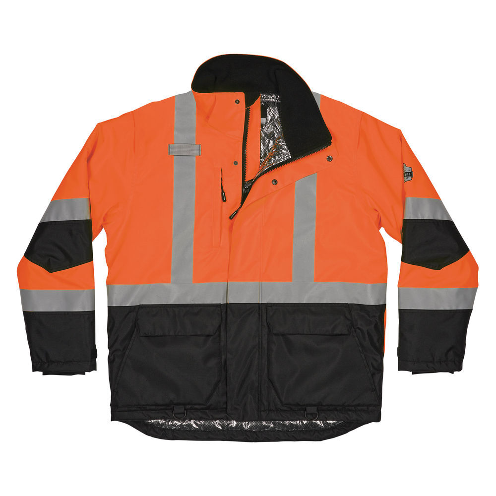 Ergodyne 8390 ampliFIRE Lining Class 3 Hi-Vis Jacket Medium Orange, large image number 11