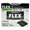 FLEX Impact Nut Socket Set Thin Wall Deep Well 1/2in Drive 10pc, small image number 1