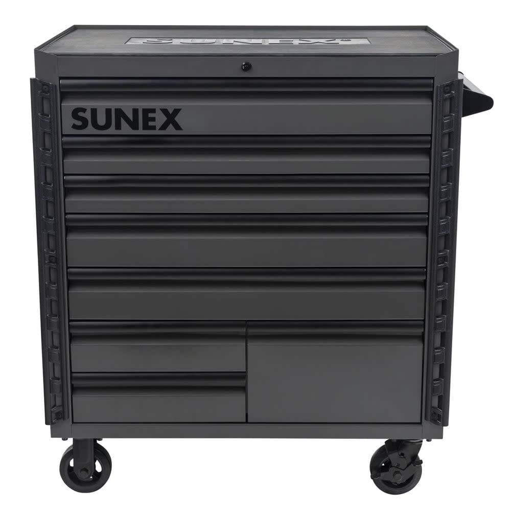 Sunex 41 Inch 8-Drawer Premium Service Cart Gray, large image number 1