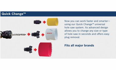 Bosch 6 pc. Quick Change Conversion Kit, large image number 1