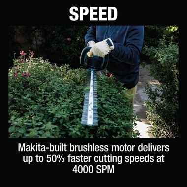 Makita 18V LXT  24in Hedge Trimmer Lithium-Ion Brushless Cordless 4Ah Kit, large image number 15