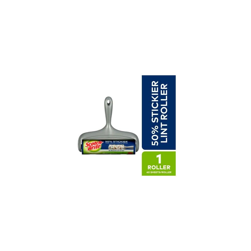 3M Scotch Brite 8 Inch Large Surface Lint Roller & Refill 2 Pack, large image number 3