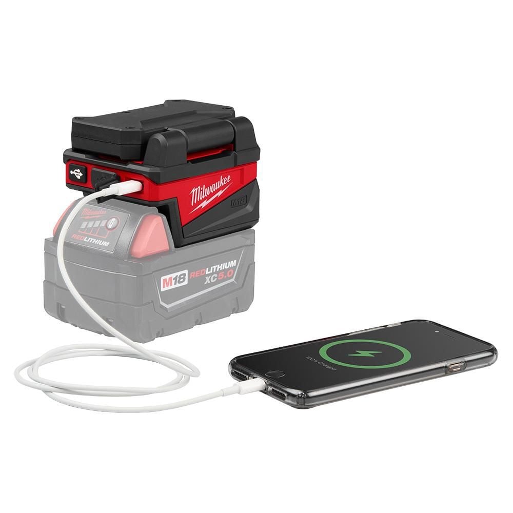Milwaukee M18 ROVER Compact Folding Flood Light with USB Charging (Bare Tool), large image number 13