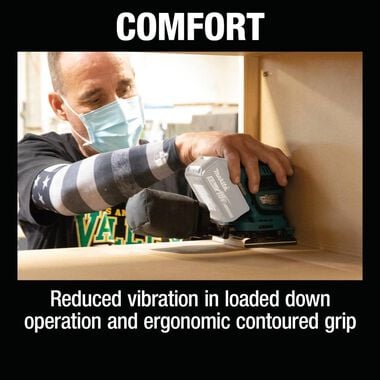 Makita 18V LXT Cordless 1/4 Sheet Finishing Sander (Bare Tool), large image number 8