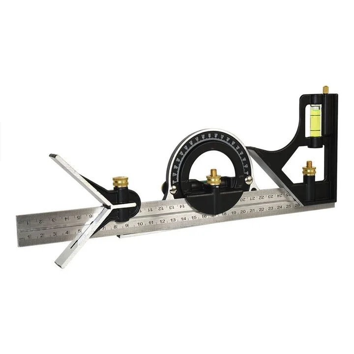Big Horn 12 Inch Combination Square Set with Protractor