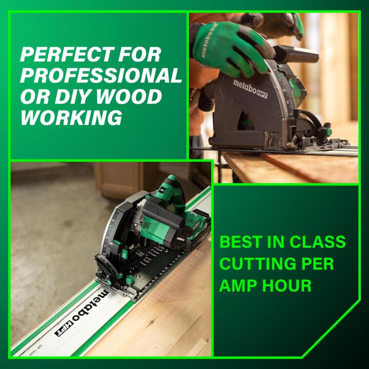 Metabo HPT 36V MultiVolt Cordless 6-1/2 Inch Track Saw Kit, large image number 2