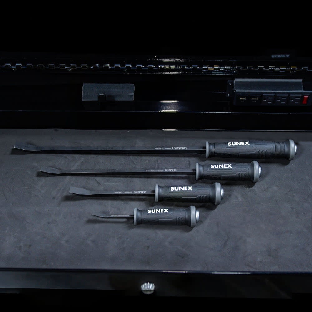 Sunex Curved Tip Pry Bar Set 4 Pieces, large image number 7