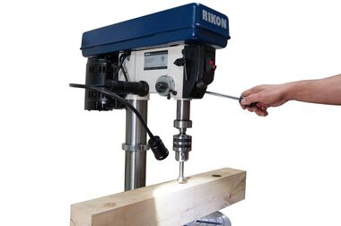 RIKON 17 In. VS Drill Press with 6 In. Quill Travel & Digital RPM Readout, large image number 4
