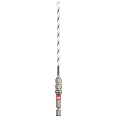 Milwaukee 3/16inch x 6inch SHOCKWAVE Carbide Multi Material Drill Bit for Concrete Screws
