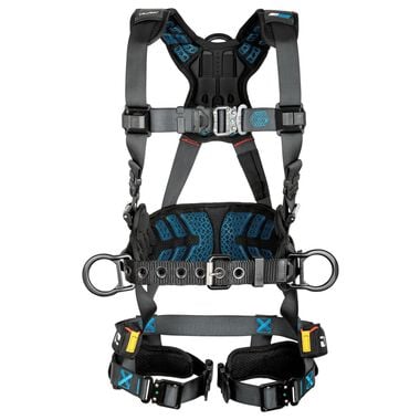 Falltech 3D Belted Full Body Harness with QC Chest Buckle XL
