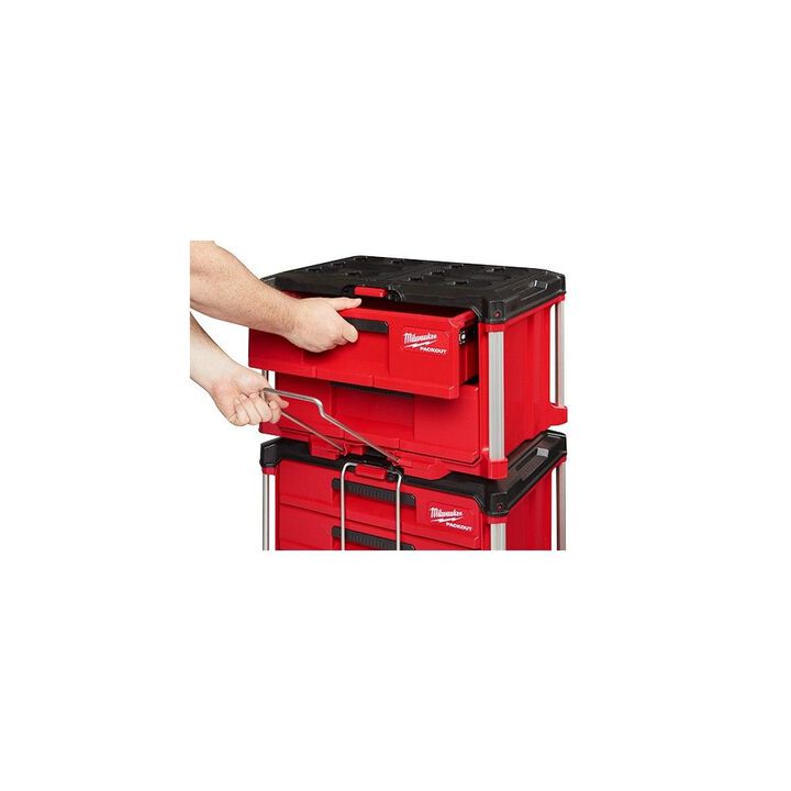 Milwaukee M18 Impact Wrench (Bare Tool) 36-Piece Socket Set 2-Drawer Tool Box Bundle, large image number 17