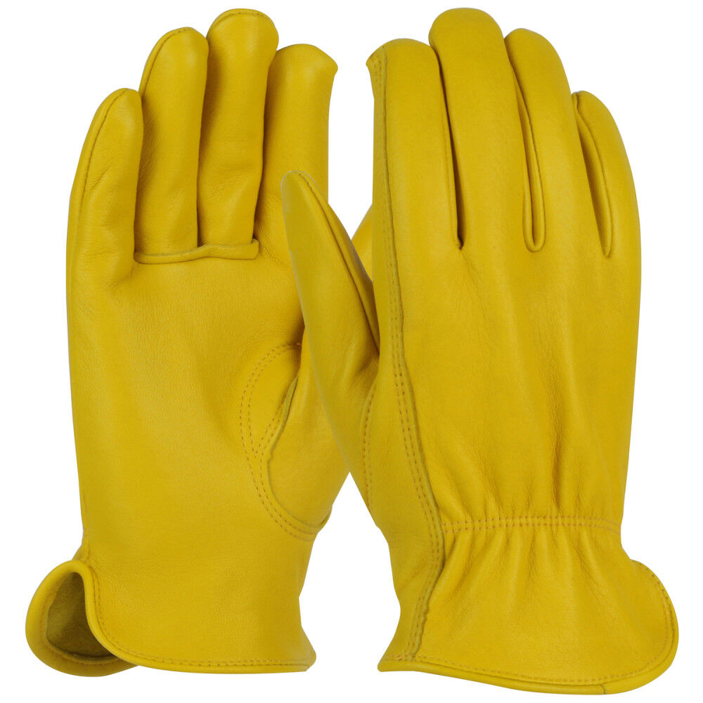 Protective Industrial Products GoldDeerskin Leather Driver Gloves XL - 9920K/XL